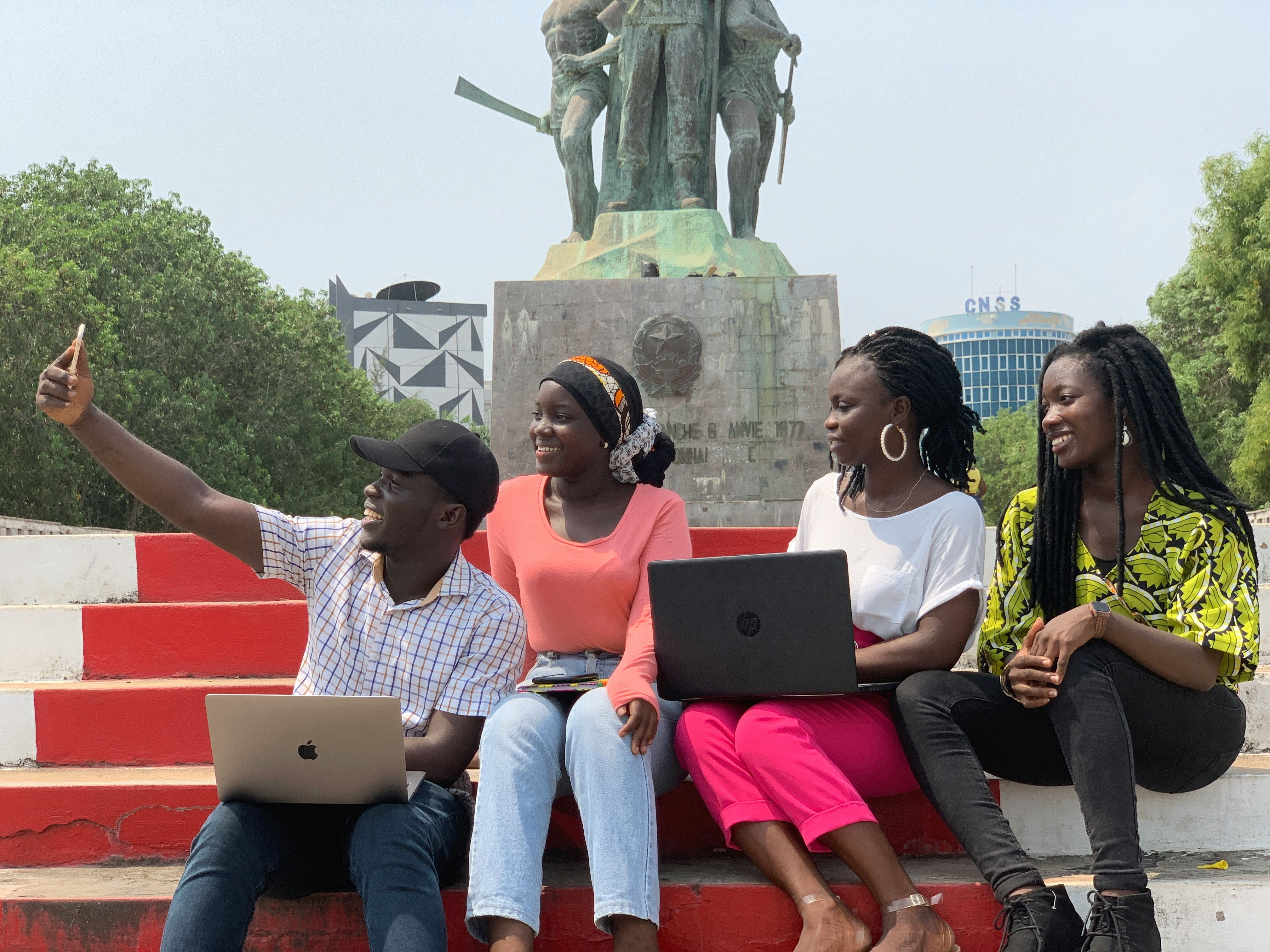 Happy International Graduates Celebrating Academic Accomplishment